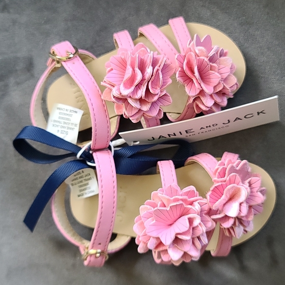 NWT janie and jack little girl shoes in various sizes - Picture 3 of 3